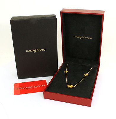 DESIGNER CARRERA Y CARRERA 18K GOLD SOL Y SOMBRA LADIES NECKLACE W