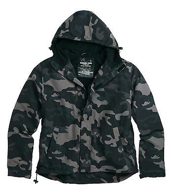New Hooded Camouflage Windbreaker Jacket Zip Streetwear Mod Army