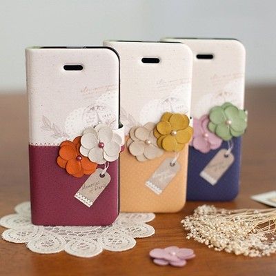 for APPLE IPHONE5 Happymori Cute Dairy Leather Skin Case Cover