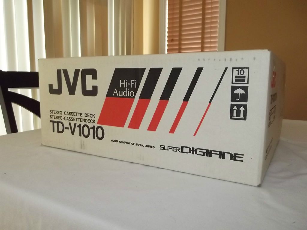 V1010 Super Digifine Stereo 3 Head Cassette Tape Deck NEW In Box JAPAN