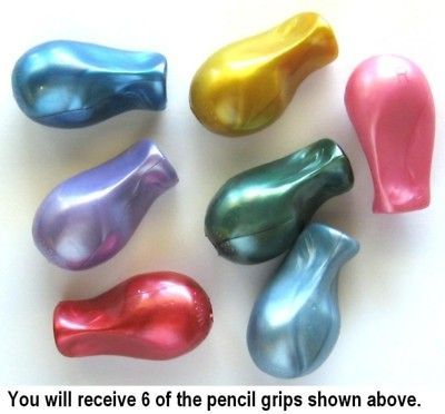 Pencil Grip   Jumbo Metallic   Bag of 6