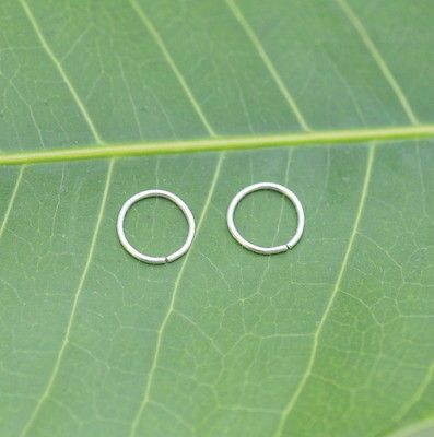 Small Silver Hoop Earrings Cartilage/Endl ess/catchless/ tragus/helix