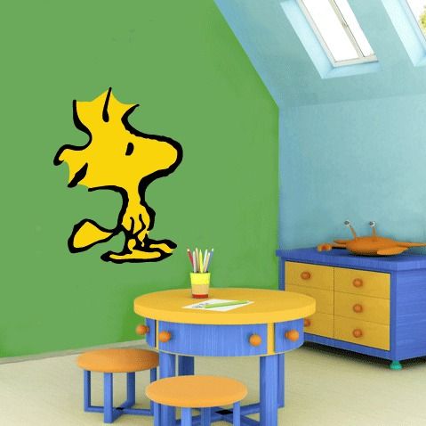 Charlie Brown Woodstock Wall Decor Sticker 17x25