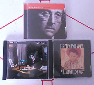 CDs RANDY NEWMAN   BORN AGAIN   LAND OF DREAMS   BAD LOVE