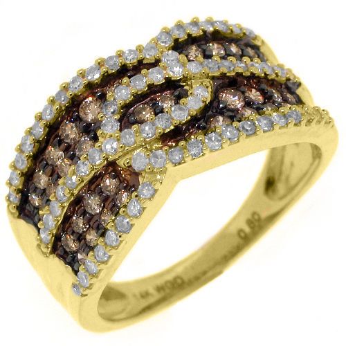 champagne diamonds in Fashion Jewelry