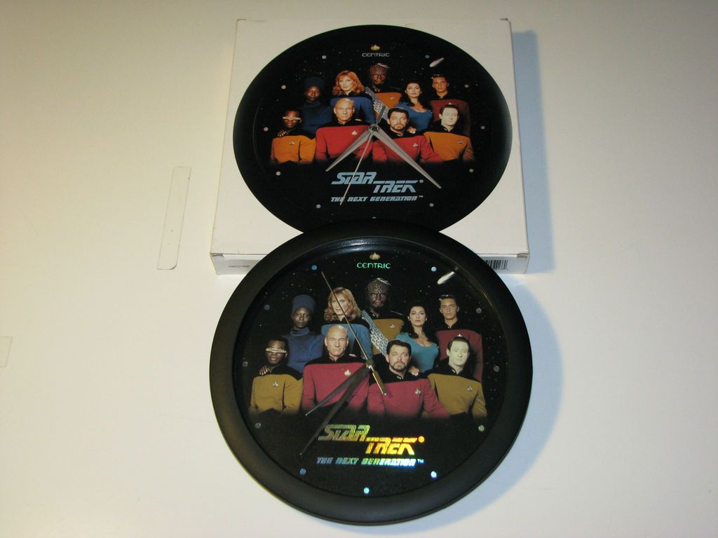 Centric Star Trek The Next Generation Crew Wall Clock