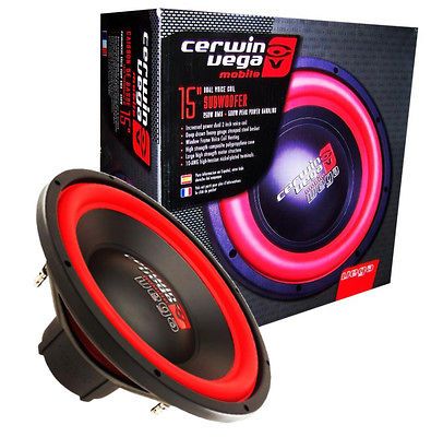 Cerwin Vega Vega154.2 15 Car Subwoofer/15 I nch Vega Car Audio Woofer