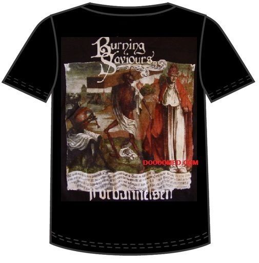 BURNING SAVIOURS FORBANNELSEN SHIRT DOOM METAL PENTAGRAM WITCHFINDER