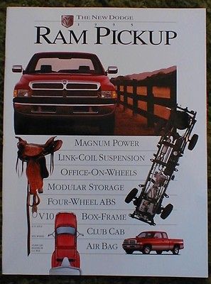 1995 Dodge Ram Pickup 95 Brochure 4x4 1500