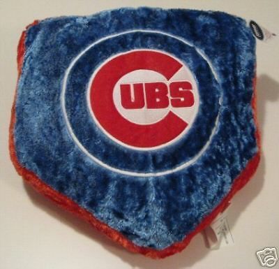 NEW CHICAGO CUBS BASEBALL HOME PLATE PILLOW SOFT GIFT