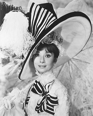 MY FAIR LADY AUDREY HEPBURN POSTER LARGE FANCY HAT