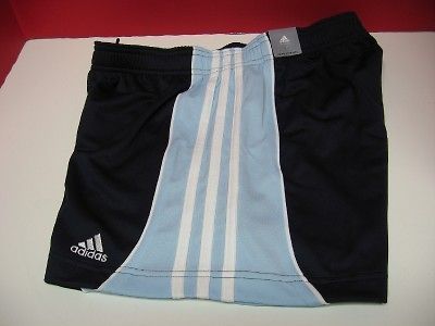 GENUINE ADIDAS S POWER PLAY SHORTS 3 STRIPES NEW EXERCISE YOGA NAVY