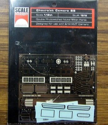 Motorsport 1/18 Scale 1969 Chevy Camaro SS Photo Etched Detail Kit