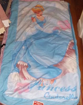 PLAYHUT CINDERELLA PRINCESS SLEEPING BAG PINK YELLOW BLUE REAL NICE