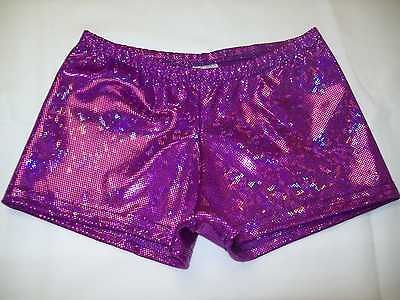 HOLOGRAM Bootie Shorts/Spankie s/Cheer, Sparkling & shiny, all sizes