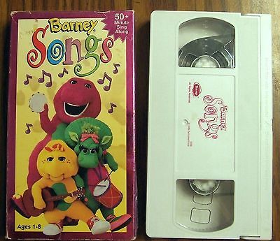 BARNEY SONGS   VHS VIDEO TAPE