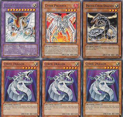 YUGIOH Deck CYBER DRAGON END DRAGON PHOENIX CARD TROOPER 44 Cards