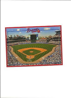 ATLANTA BRAVES TURNER FIELD MINT CONDITION POSTCARD