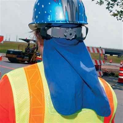 Bandana, Chill Its 6717 Evaporative Cooling Hardhat Pads w/Neck Shades