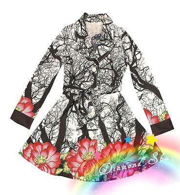 New Desigual Womens Spring Coat Jacket sz38