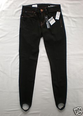 NWTS* Gap 1969 Skinny Stirrup Leggings Jean/Denim (Sz. 26/29; Black)