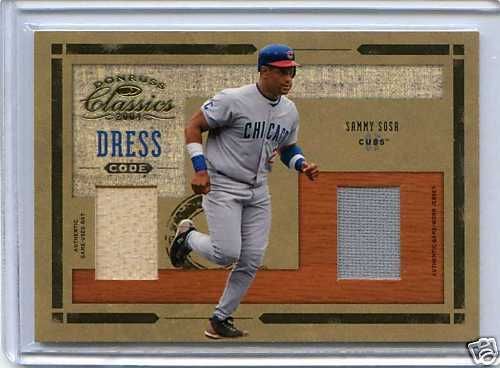 2003 (BB) Donruss Classics Dress Code #74 Sammy Sosa Jsy/500