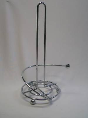 chrome free standing paper towel holder