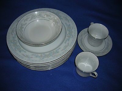 Excel SOMERSET china 13 misc. pcs. with plates, cups, bowls