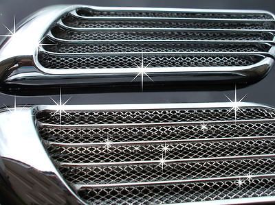 Chrome Ford Truck F150 F 150 F250 Ranger Side Vent Port Hole Mesh