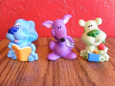 BLues Clues Figures Dollhouse Schoolhouse Green Dog Kangaroo Purple on ...