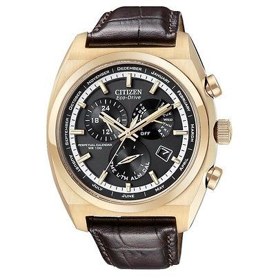 Gents CITIZEN Calbre 8700 EcoDrive BL8123 03E Rose Gold Plate