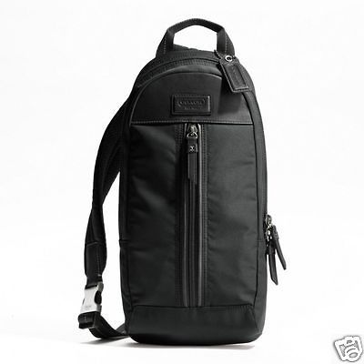 COACH NWT VARNICK SLING BACKPACK UNISEX, BLACK F70692