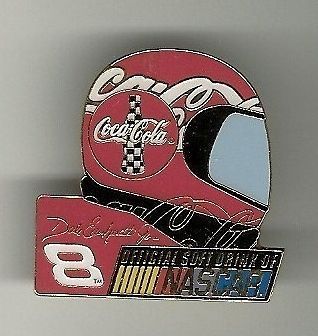 DALE EARNHARDT JR #8 COCA COLA HELMET HAT PIN (HP17)