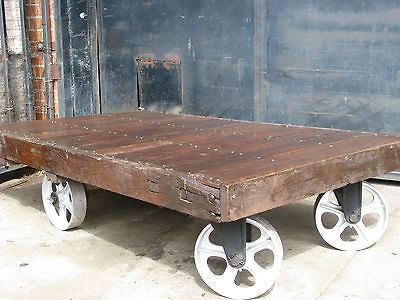 factory cart coffee table