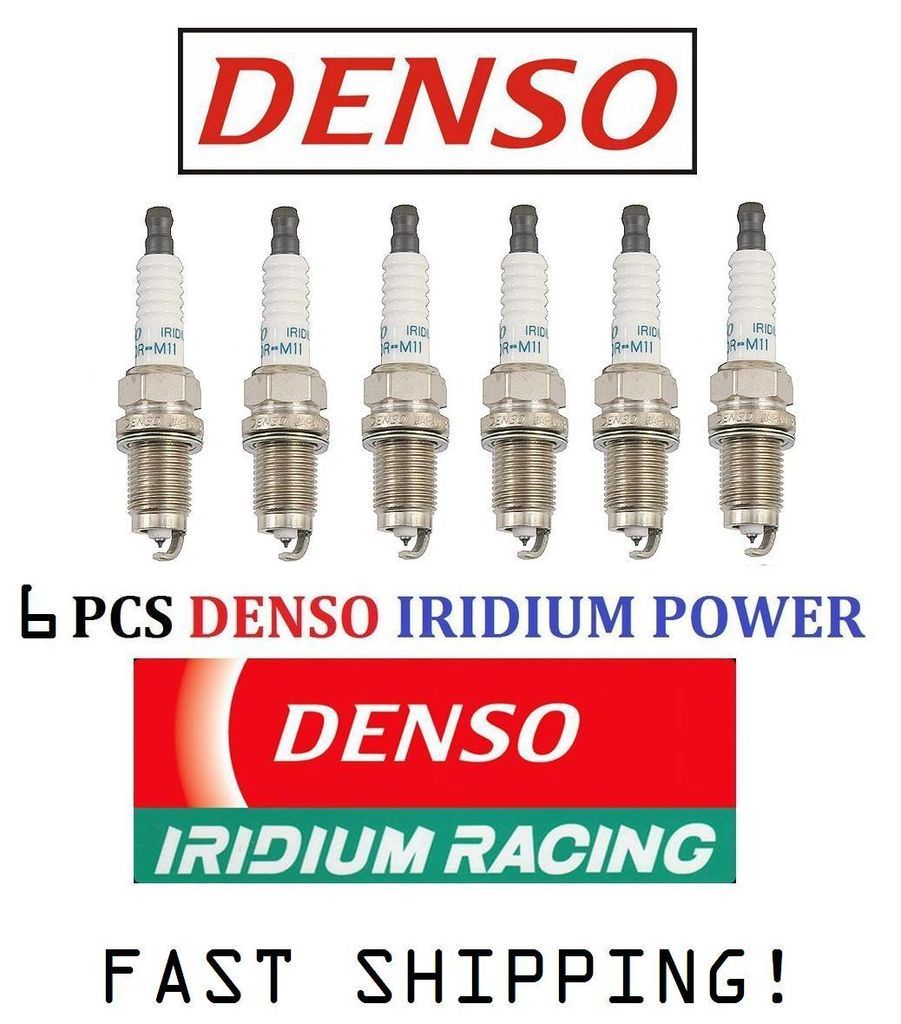 JDM DENSO SKJ16DR M11 LONG LIFE IRIDIUM POWER SPARK PLUGS 6 PCS OEM