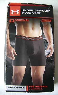 UNDER ARMOUR O SERIES 6 BOXERS UNDERWEAR HEATGEAR BLUE NIB SIZE SMALL