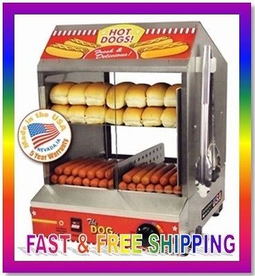 Dog Hut 200 Hot Dog Steamer Warmer Cooker & Merchandiser Paragon 8020