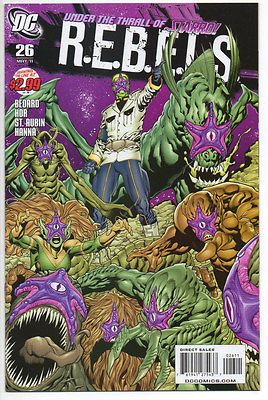 DC Comics R.E.B.E.L.S 2011 #26 VF/NM Starro the Conqueror B&B Rebels