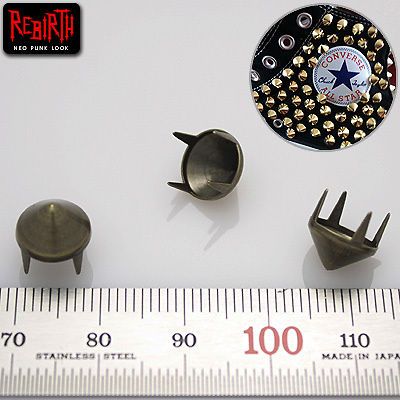 Cone studs Diameter 3/8(9mm) DIY Rock Punk stuffs a/g converse reform