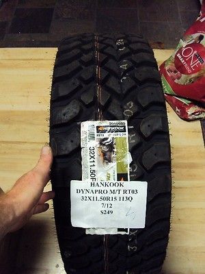 HANKOOK DYNAPRO M/T RT03 32X11.50R15 113Q BRAND NEW TIRE