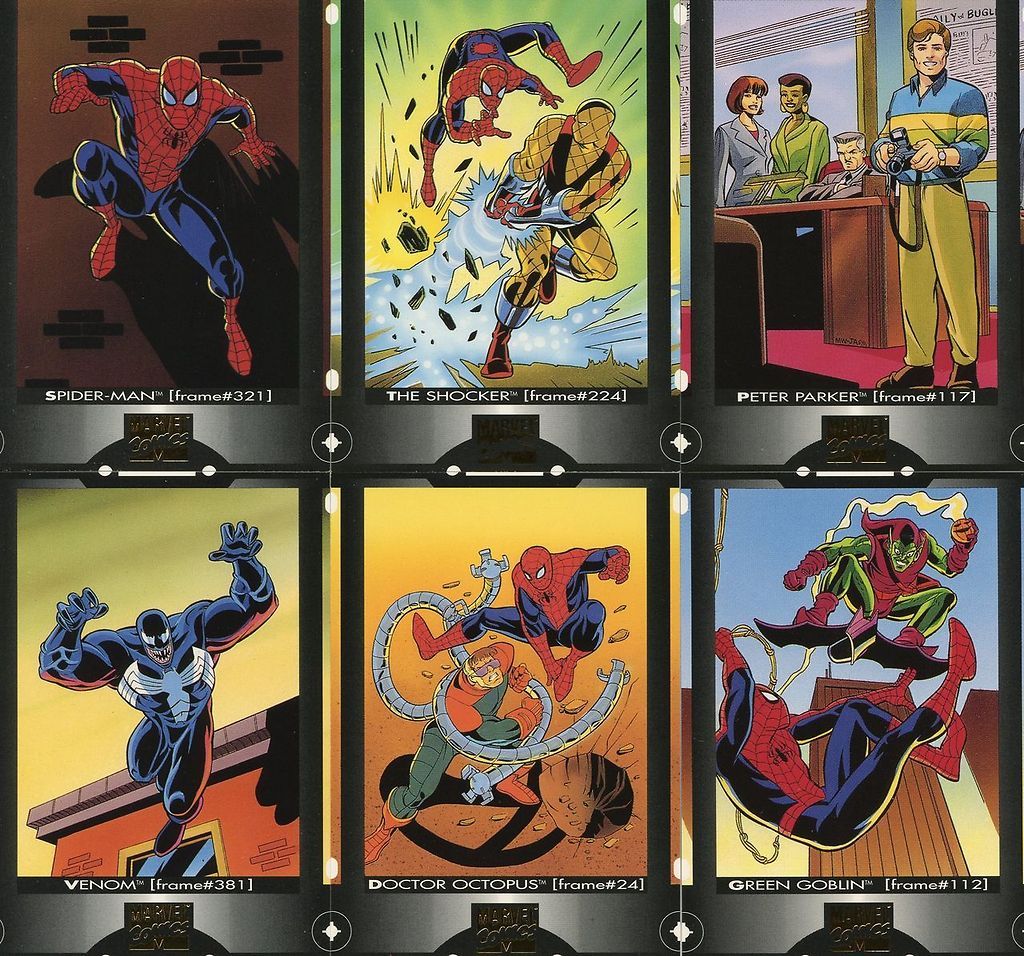 Newly listed 1994 MARVEL SPIDERMAN COOKIE CRISP SET OF 6 CARDS