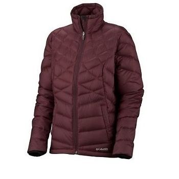 Columbia Titanium Women winter ski 700 Down Fill Jacket coat Omni Heat