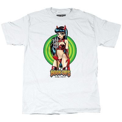 HOOK UPS OG Devil Girl Skate T Shirt BRAND NEW