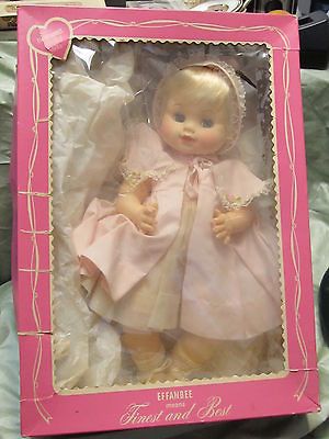 VINTAGE EFFANBEE DURABLE BABY DOLL IN ORIGINAL BOX WITH ORIGINAL