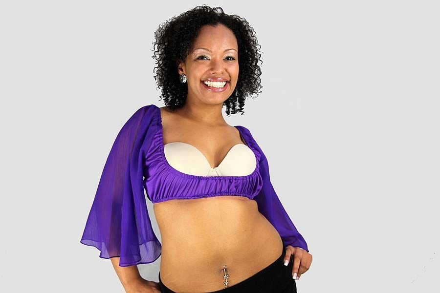 Purple Chiffon Flare WingZ Cover Ups Shrug UK 12,14,16,18,20 ,22,24,26