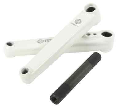 FIT BIKE CO BMX CRANKS WHITE 175 MM S&M PROFILE BMX