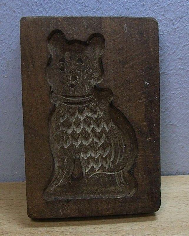 Antique Wooden German SPRINGERLE COOKIE MOLD #AI