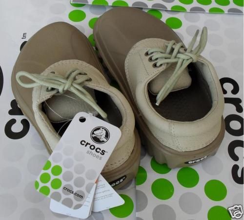 CROCS ALL TERRAIN KIDS~Brown Khaki~Boys 1/ Girls 3~NWT