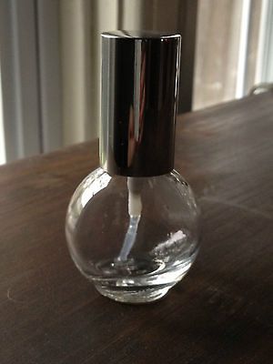 Lot of 10 Glass round perfume bottles with atomizers