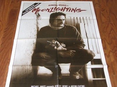 MOONLIGHTING Jeremy Irons 1SH ORIGINAL MOVIE POSTER